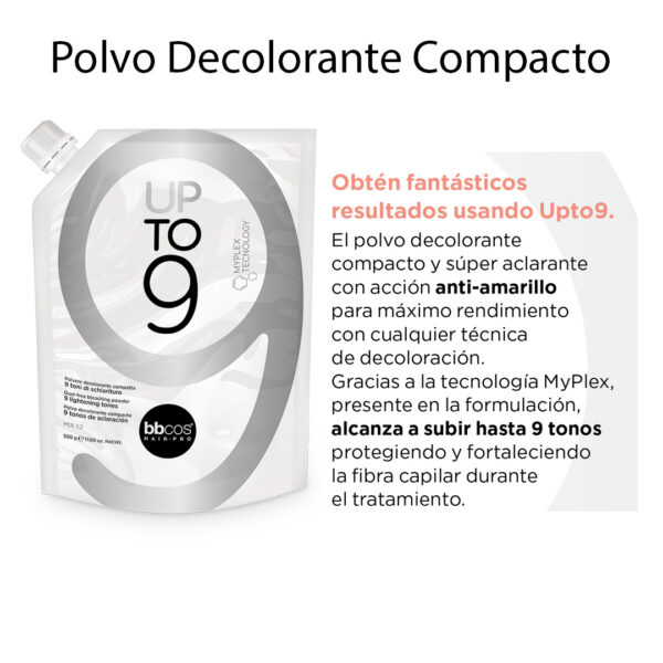 UP TO 9 con MYPLEX Polvo 500gr - Imagen 3